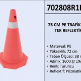 Zeplin cm Pe Trafik Konisi | Tek Reflektifli – 75 - yok