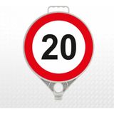 Zeplin Duba Üstü Uyarı Levhası - D - 27 - 28x28cm - 1 Adet