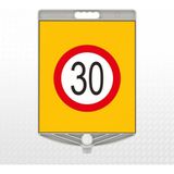 Zeplin Duba Üstü Uyarı Levhası - D - 5 - 34x40cm - 1 Adet