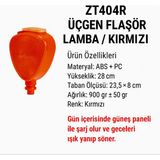 Zeplin Flaşör Lamba - Kırmızı