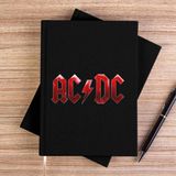 Zepplin Giyim Ac Dc Distort Siyah Kanvas Defter Çizgisiz - 14x21 cm