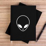 Zepplin Giyim Alien Team Front Siyah Kanvas Defter Çizgisiz - 14x21 cm