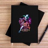 Zepplin Giyim Arcane Siyah Çizgisiz Kanvas Defter Çizgisiz - 14x21 cm