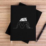 Zepplin Giyim Arctic Monkeys Girl Siyah Kanvas Defter Çizgisiz - 14x21 cm
