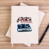Zepplin Giyim Asking Alexandria Stepped Up And Scratched Çizgisiz Kanvas Defter Çizgisiz - Krem - 14x21 cm