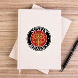 Zepplin Giyim Austin Healey Logo 2 Çizgisiz Kanvas Defter Çizgisiz - Krem - 14x21 cm