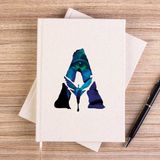 Zepplin Giyim Avatar The Way Of Water Logo Çizgisiz Kanvas Defter Çizgisiz - Krem - 14x21 cm