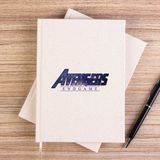 Zepplin Giyim Avengers End Game Logo 3 Çizgisiz Kanvas Defter Çizgisiz - Krem - 14x21 cm