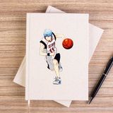 Zepplin Giyim Baller Anime Seirin Çizgisiz Kanvas Defter Çizgisiz - Krem - 14x21 cm