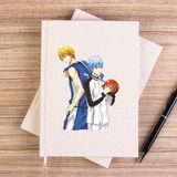 Zepplin Giyim Ballers Without Anime Çizgisiz Kanvas Defter Çizgisiz - Krem - 14x21 cm