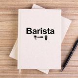 Zepplin Giyim Barista Krem Çizgisiz Kanvas Defter Çizgisiz - 14x21 cm