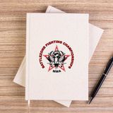 Zepplin Giyim Battlezone Fighting Championship Çizgisiz Kanvas Defter Çizgisiz - Krem - 14x21 cm