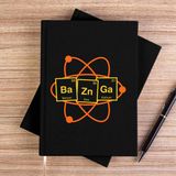Zepplin Giyim Bazinga Science Siyah Kanvas Defter Çizgisiz - 14x21 cm