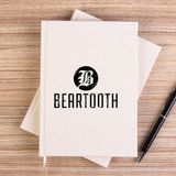 Zepplin Giyim Beartooth Classic Çizgisiz Kanvas Defter Çizgisiz - Krem - 14x21 cm