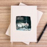 Zepplin Giyim Belphegor The Last Supper Çizgisiz Kanvas Defter Çizgisiz - Krem - 14x21 cm