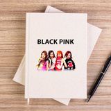 Zepplin Giyim Blackpink Black Çizgisiz Kanvas Defter Çizgisiz - Krem - 14x21 cm
