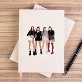 Zepplin Giyim Blackpink Digital Çizgisiz Kanvas Defter Çizgisiz - Krem - 14x21 cm