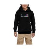Zepplin Giyim BMW Logo M Power Motorsport Siyah Çocuk Kapşonlu Sweatshirt Siyah