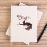 Zepplin Giyim Born Of Osiris The Simulation Çizgisiz Kanvas Defter Çizgisiz - Krem - 14x21 cm