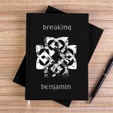 Zepplin Giyim Breking Benjamin Classic Siyah Kanvas Defter Çizgisiz - 14x21 cm