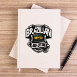 Zepplin Giyim Brezilya Jiujitsusu Çizgisiz Kanvas Defter Çizgisiz - Krem - 14x21 cm