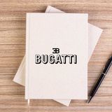 Zepplin Giyim Bugati Text Çizgisiz Kanvas Defter Çizgisiz - Krem - 14x21 cm