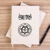Zepplin Giyim Burzum Demo Ii Çizgisiz Kanvas Defter Çizgisiz - Krem - 14x21 cm