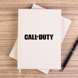 Zepplin Giyim Call Of Black Text Çizgisiz Kanvas Defter Çizgisiz - Krem - 14x21 cm