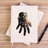 Zepplin Giyim Call Of Iron Hand Çizgisiz Kanvas Defter Çizgisiz - Krem - 14x21 cm