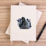Zepplin Giyim Call Of Three Warriors Çizgisiz Kanvas Defter Çizgisiz - Krem - 14x21 cm