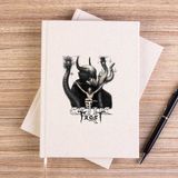 Zepplin Giyim Celtic Frost To Mega Therion Çizgisiz Kanvas Defter Çizgisiz - Krem - 14x21 cm