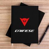 Zepplin Giyim Dainese Motorsiklet Siyah Kanvas Defter Çizgisiz - 14x21 cm