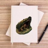 Zepplin Giyim Dangerous Waters Çizgisiz Kanvas Defter Çizgisiz - Krem - 14x21 cm