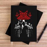 Zepplin Giyim Dark Funeral Grup Siyah Kanvas Defter Çizgisiz - 14x21 cm