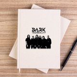 Zepplin Giyim Dark Tranquillity Grup Çizgisiz Kanvas Defter Çizgisiz - Krem - 14x21 cm