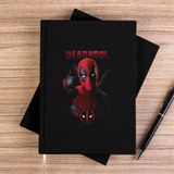 Zepplin Giyim Deadpool-Iıı Siyah Kanvas Defter Çizgisiz - 14x21 cm