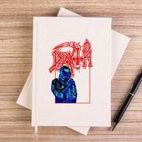 Zepplin Giyim Death Lepros Çizgisiz Kanvas Defter Çizgisiz - Krem - 14x21 cm