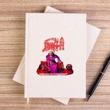 Zepplin Giyim Death Scream Bloody Gore Çizgisiz Kanvas Defter Çizgisiz - Krem - 14x21 cm