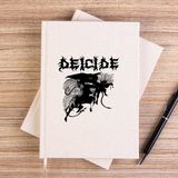 Zepplin Giyim Deicide Band Metal Slayer Çizgisiz Kanvas Defter Çizgisiz - Krem - 14x21 cm