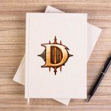 Zepplin Giyim Diablo Iıı Ruhların Meleği Çizgisiz Kanvas Defter Çizgisiz - Krem - 14x21 cm