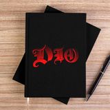 Zepplin Giyim Dio Siyah Kanvas Defter Çizgisiz - 14x21 cm