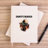 Zepplin Giyim Disturbed Monster Çizgisiz Kanvas Defter Çizgisiz - Krem - 14x21 cm