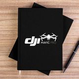 Zepplin Giyim Dj Mavic Pro 2 Siyah Çizgisiz Kanvas Defter Çizgisiz - 14x21 cm
