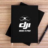 Zepplin Giyim Dj Mini 4 Pro Siyah Çizgisiz Kanvas Defter Çizgisiz - 14x21 cm