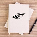 Zepplin Giyim Dj Phantom Pilot Krem Çizgisiz Kanvas Defter Çizgisiz - 14x21 cm