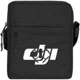 Zepplin Giyim Dji Logo Silüet Omuz Çantası Fermuarlı Siyah Renk - 16x20x8 cm