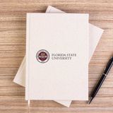 Zepplin Giyim Florida State University Logo Çizgisiz Kanvas Defter Çizgisiz - Krem - 14x21 cm