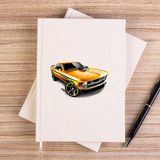 Zepplin Giyim Ford M. Mach 1 Çizgisiz Kanvas Defter Çizgisiz - Krem - 14x21 cm