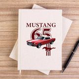 Zepplin Giyim Ford Must. 1965 Krem Çizgisiz Kanvas Defter Çizgisiz - 14x21 cm