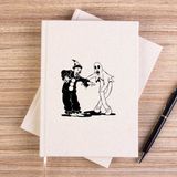 Zepplin Giyim Ghostemane Duet Çizgisiz Kanvas Defter Çizgisiz - Krem - 14x21 cm